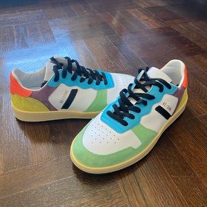 RE/DONE colour-block low-top sneakers, 7US/37E